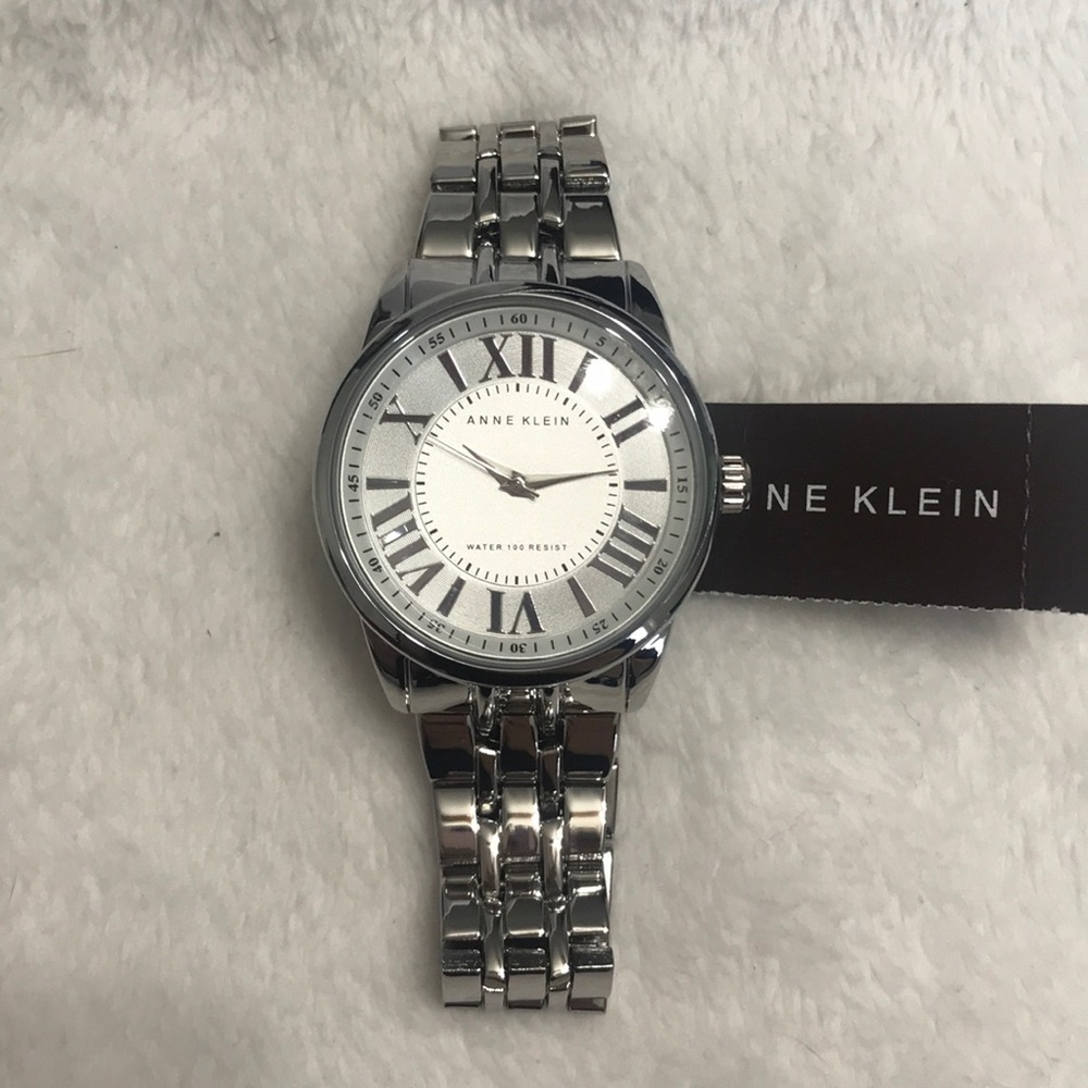 Anne Klein silver watch